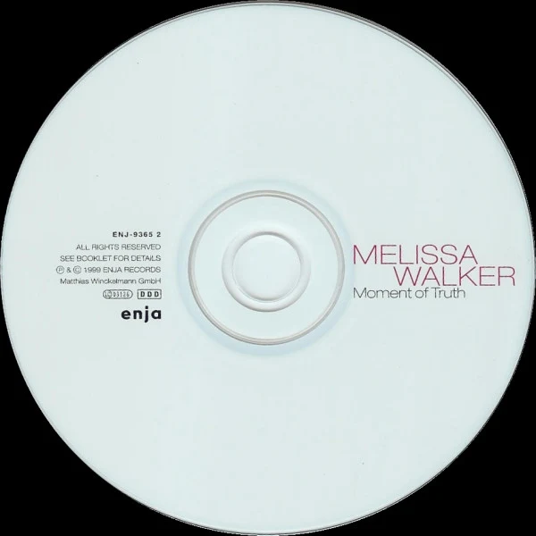Melissa Walker - Moment Of Truth (CD) - Image 3