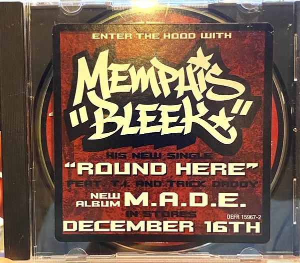 Memphis Bleek - Round Here (CD, Single, Promo) - Image 2