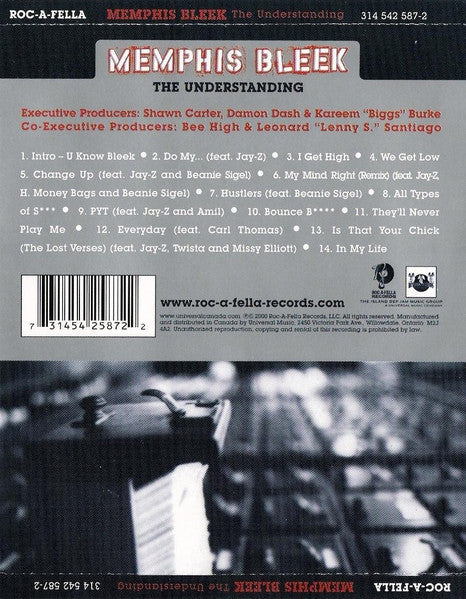 Memphis Bleek - The Understanding (CD, Album) - Image 3