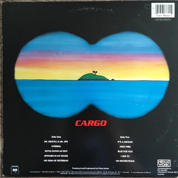 Men At Work - Cargo (LP, Album, Car) - Image 2