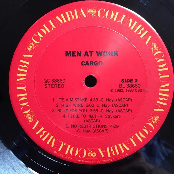 Men At Work - Cargo (LP, Album, Car) - Image 4