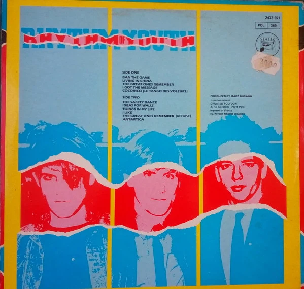Men Without Hats - Rhythm Of Youth (LP, Album) - Image 2