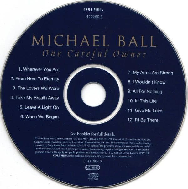 Michael Ball - One Careful Owner (CD, Album) - Image 5