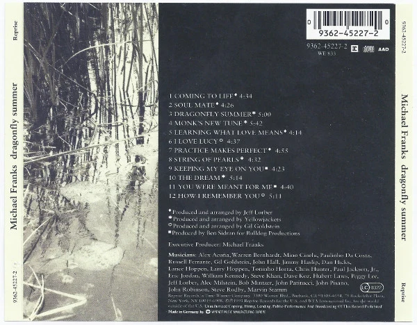 Michael Franks - Dragonfly Summer (CD, Album) - Image 2