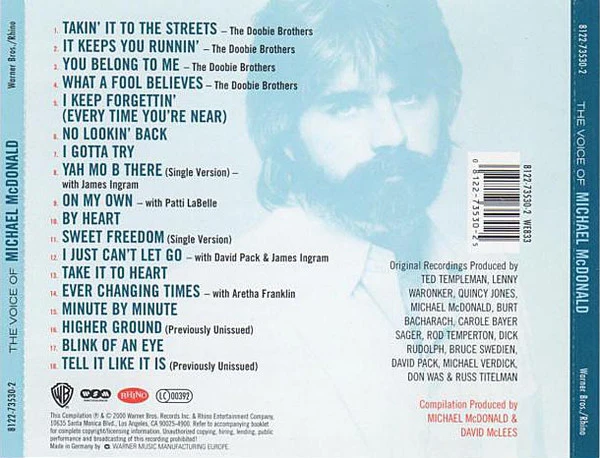 Michael McDonald - The Voice Of Michael McDonald (CD, Comp) - Image 2