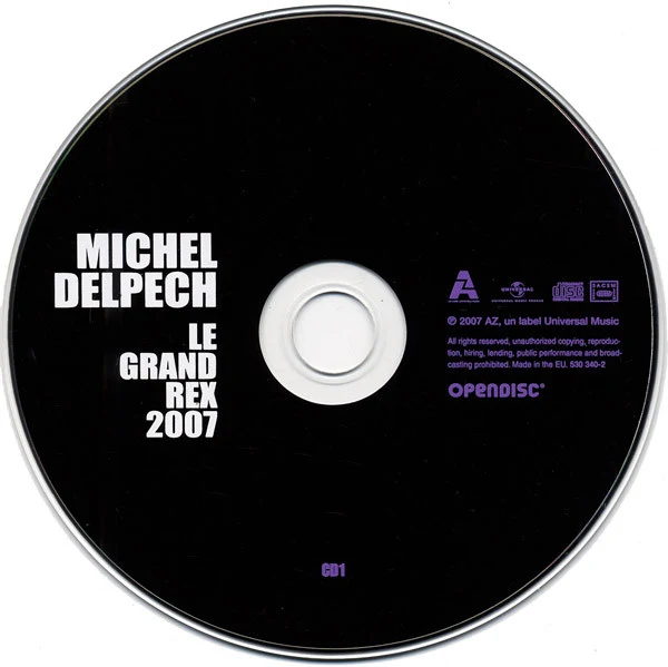 Michel Delpech - Le Grand Rex 2007 (2xCD, Enh) - Image 3