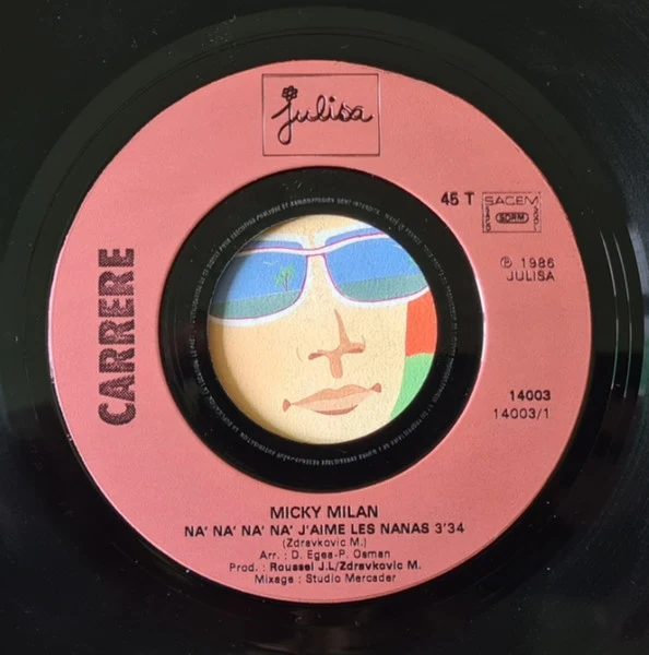 Micky Milan - Na' Na' Na' Na' J'Aime Les Nanas (12", Maxi) - Image 3