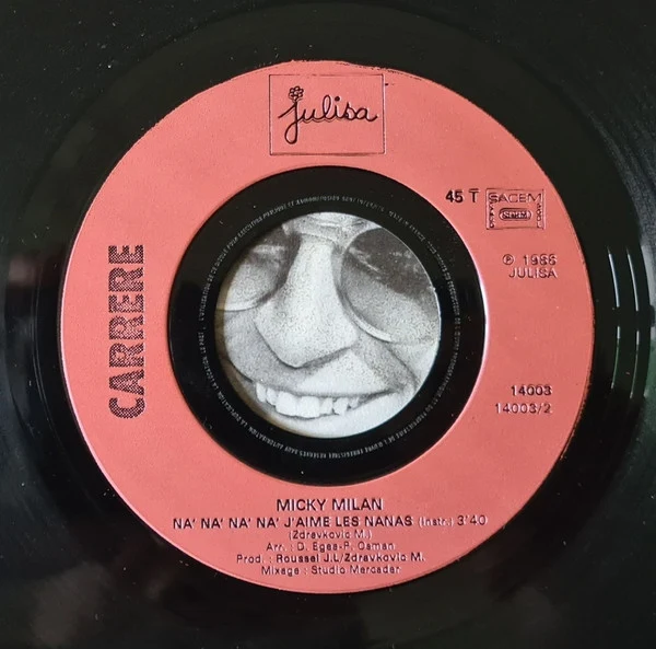 Micky Milan - Na' Na' Na' Na' J'Aime Les Nanas (12", Maxi) - Image 4