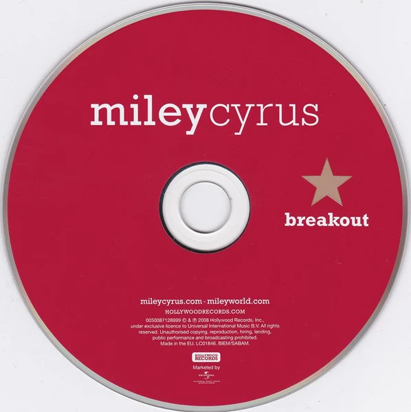 Miley Cyrus - Breakout (CD, Album, Sup) - Image 3