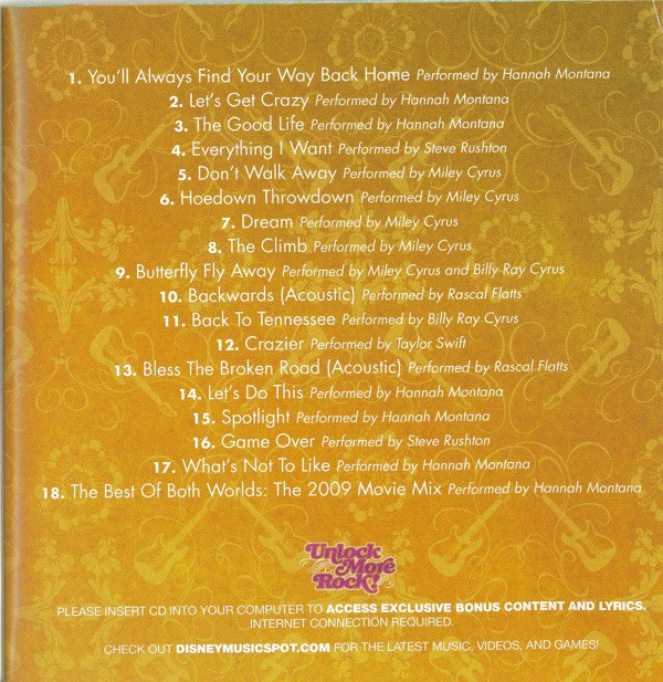 Miley Cyrus, Hannah Montana - Hannah Montana The Movie (CD, Album, Enh) - Image 5