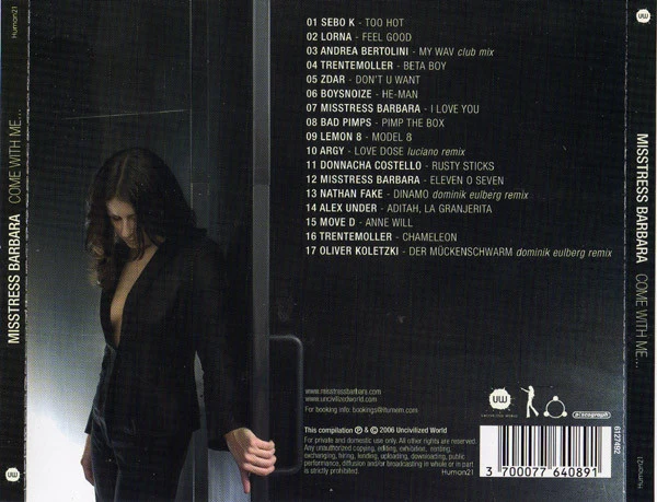 Misstress Barbara - Come With Me... (CD, Comp, Mixed) - Image 2