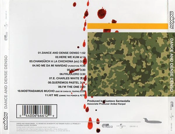 Molotov - Dance And Dense Denso (CD, Album, Enh) - Image 2
