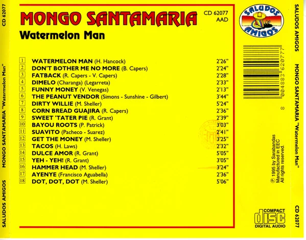 Mongo Santamaria - Watermelon Man (CD, Comp)