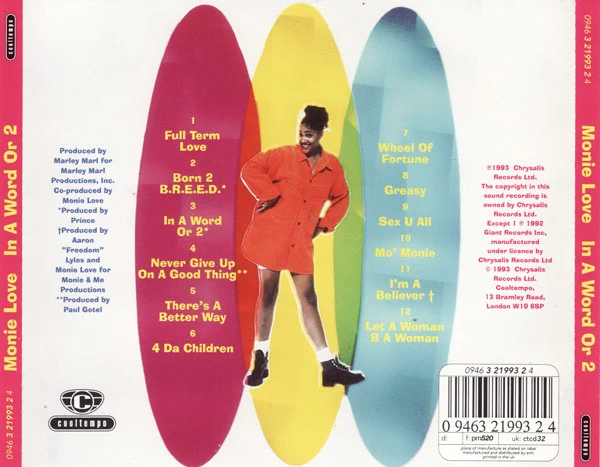 Monie Love - In A Word Or 2 (CD, Album) - Image 2