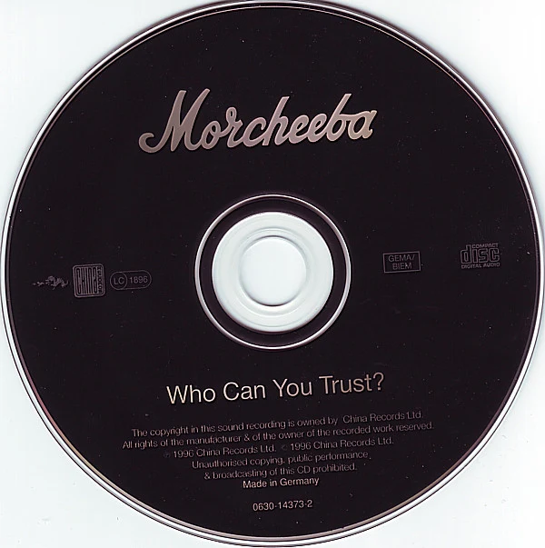 Morcheeba - Who Can You Trust? (CD, Album) - Image 3