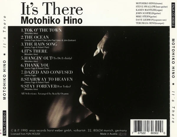 Motohiko Hino - It’s There (CD, Album) - Image 3