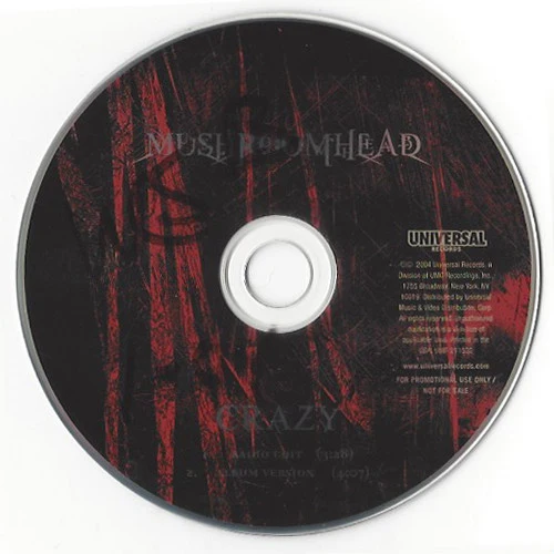 Mushroomhead - Crazy (CD, Single, Promo) - Image 3