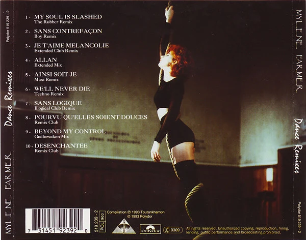 Mylene Farmer* - Dance Remixes (CD, Comp) - Image 2