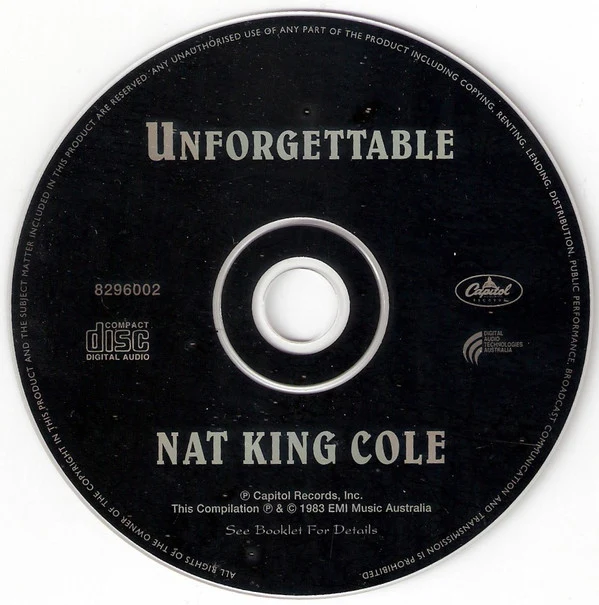 Nat King Cole - Unforgettable (CD, Comp, RM) - Image 3