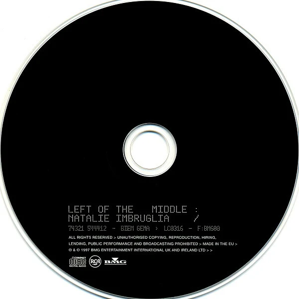 Natalie Imbruglia - Left Of The Middle (CD, Album) - Image 3