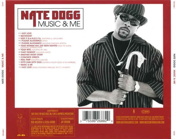 Nate Dogg - Music & Me (CD, Album) - Image 2