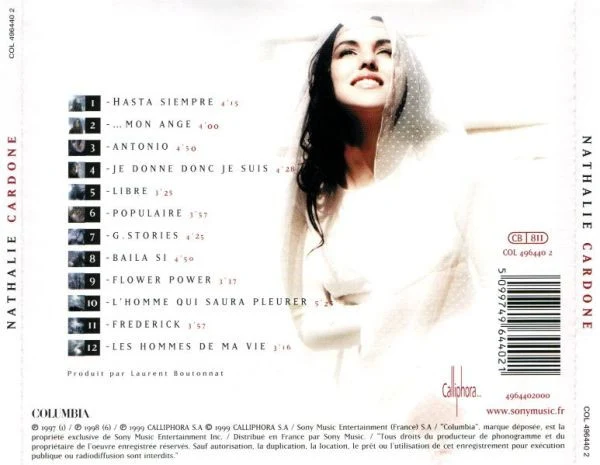 Nathalie Cardone - Nathalie Cardone (CD, Album) - Image 2