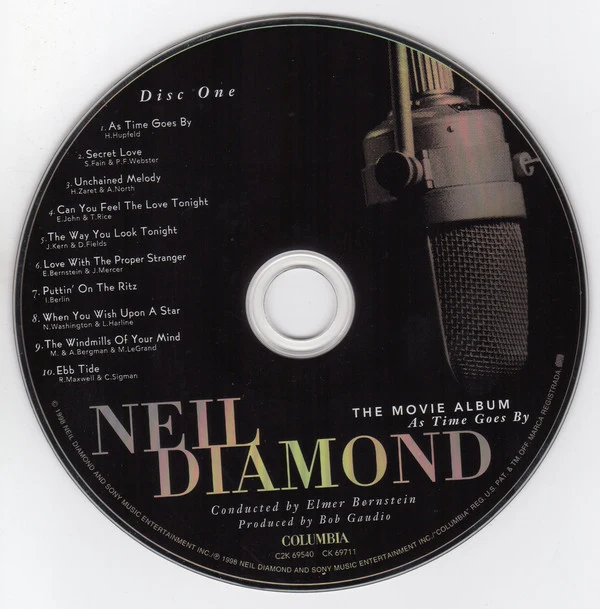 Neil Diamond Conducted By Elmer Bernstein - The Movie Album As Time Goes By (2xCD, Album) - Image 3