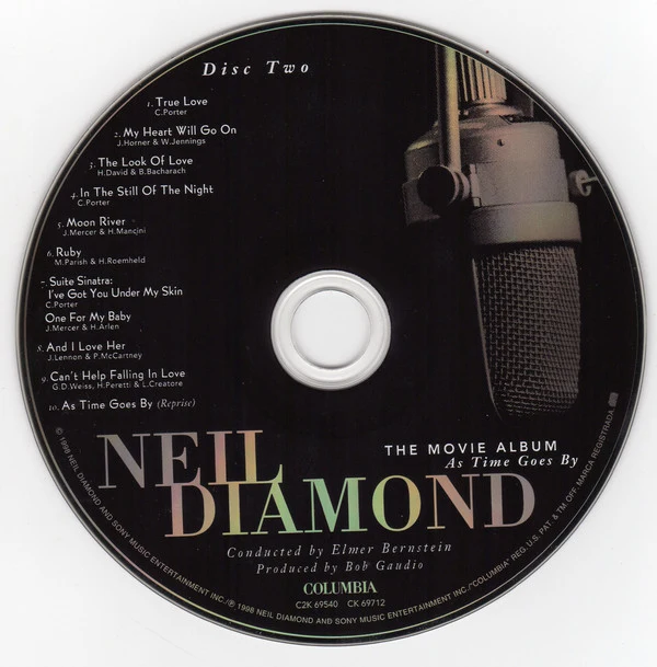 Neil Diamond Conducted By Elmer Bernstein - The Movie Album As Time Goes By (2xCD, Album) - Image 4