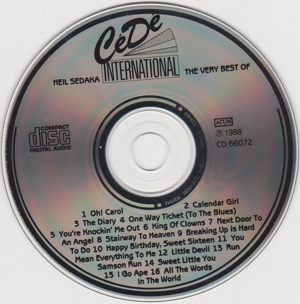 Neil Sedaka - The Very Best Of (CD, Comp) - Image 4