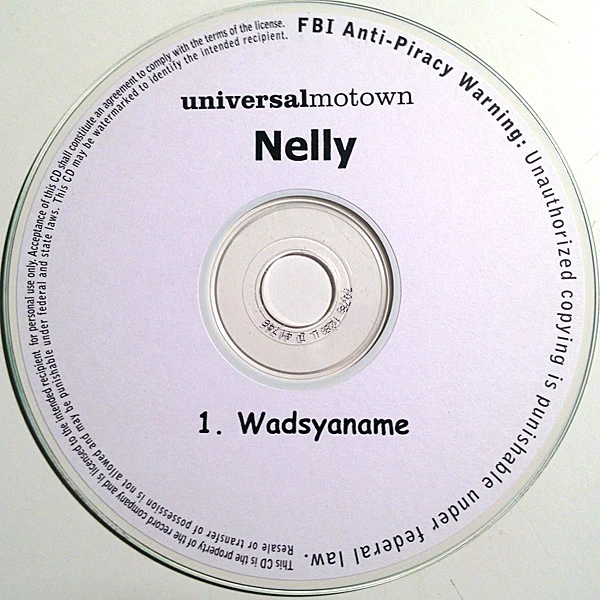 Nelly - Wadsyaname (CDr, Single)