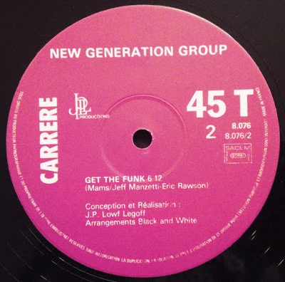 New Generation Group - Kiss Me Now / Get The Funk (12", Maxi) - Image 3