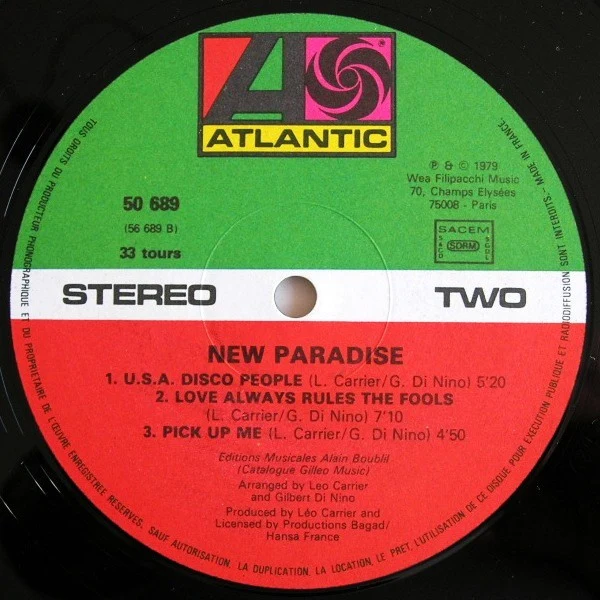 New Paradise - New Paradise (LP, Album) - Image 4
