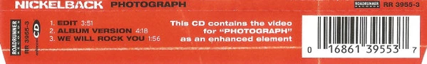Nickelback - Photograph (CD, Single, Enh) - Image 2