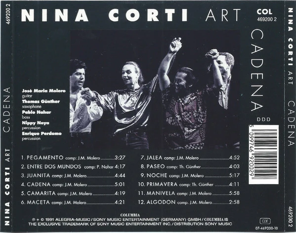 Nina Corti Art* - Cadena (CD, Album) - Image 3