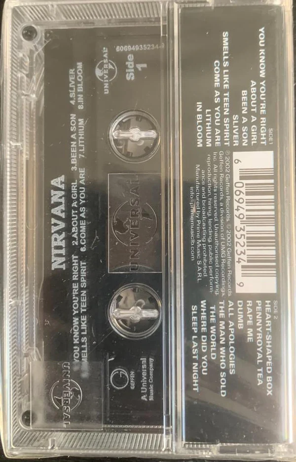 Nirvana - Nirvana (Cass, Album) - Image 2