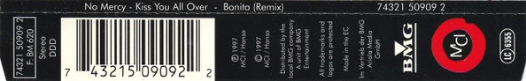 No Mercy - Kiss You All Over / Bonita (Remix) (CD, Maxi) - Image 2