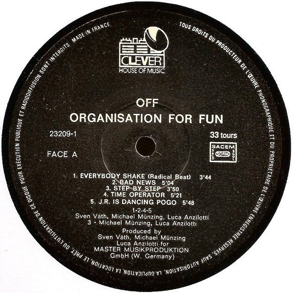 Off - Organisation For Fun (LP, Album) - Image 3