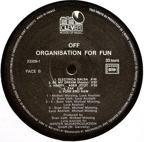 Off - Organisation For Fun (LP, Album) - Image 4