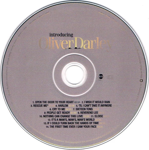 Oliver Darley - Introducing (CD, Album) - Image 4