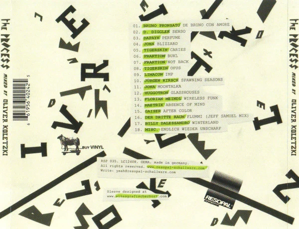 Oliver Koletzki - The Process (CD, Mixed) - Image 2