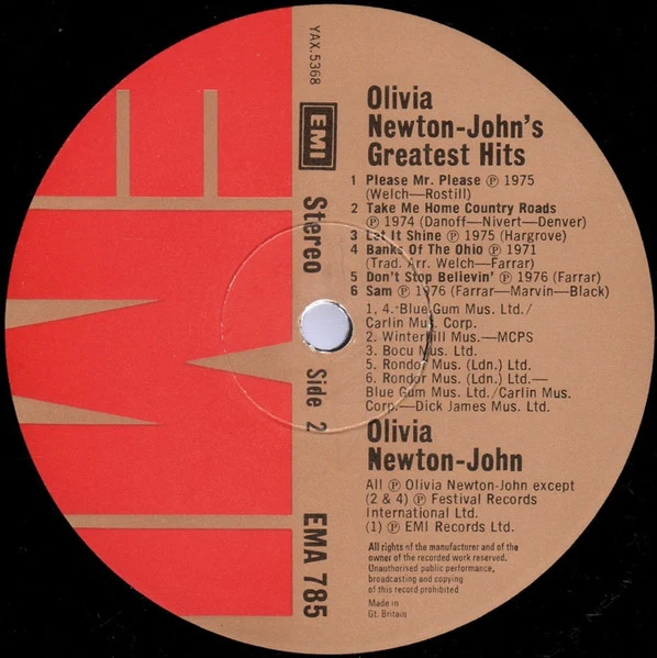 Olivia Newton-John - Olivia Newton-John's Greatest Hits (LP, Comp, Gat) - Image 5