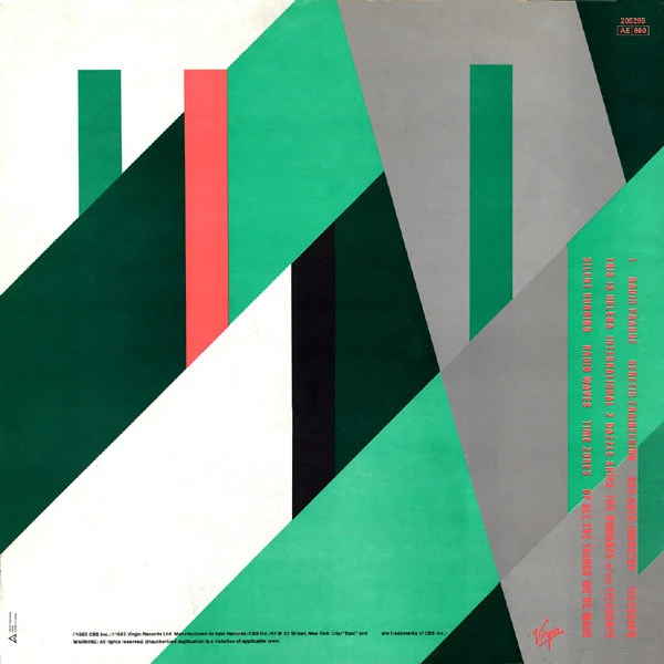 OMD* - Dazzle Ships (LP, Album) - Image 2