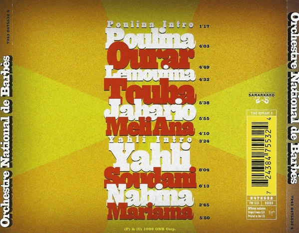 Orchestre National De Barbès - بولينة = Poulina (CD, Album) - Image 2