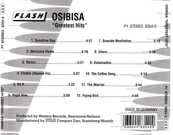 Osibisa - Greatest Hits (CD, Comp) - Image 2