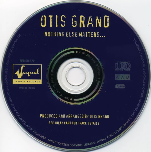 Otis Grand - Nothing Else Matters... (CD, Album) - Image 3