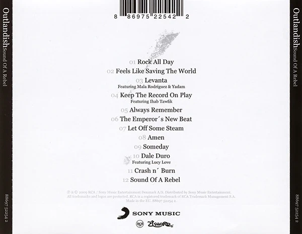 Outlandish - Sound Of A Rebel (CD, Album) - Image 3