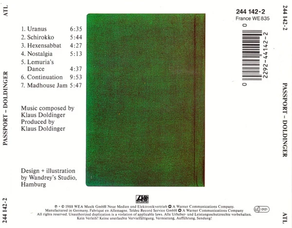 Passport (2) - Doldinger (CD, Album, RE) - Image 2