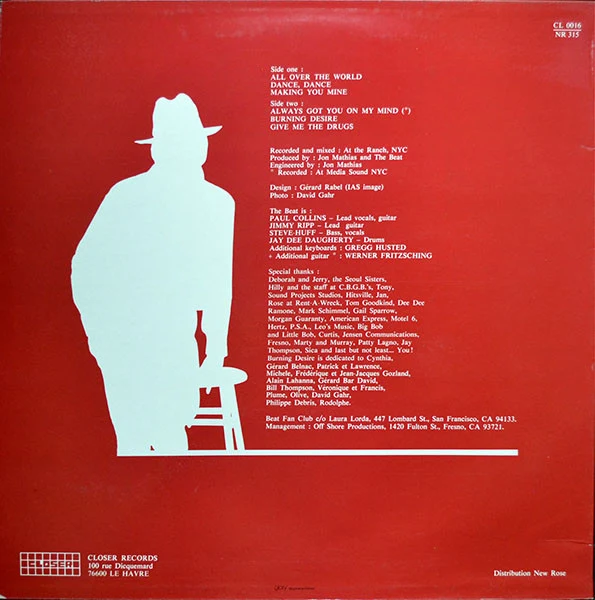 Paul Collins' Beat - To Beat Or Not To Beat (12", MiniAlbum) - Image 2
