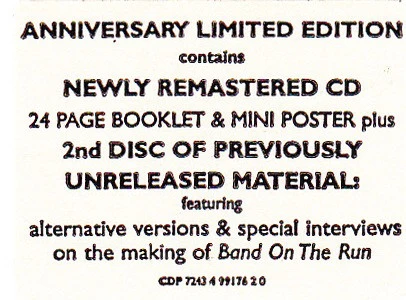 Paul McCartney & Wings* - Band On The Run (Box, Ltd, 25t + CD, Album, RM + CD) - Image 2