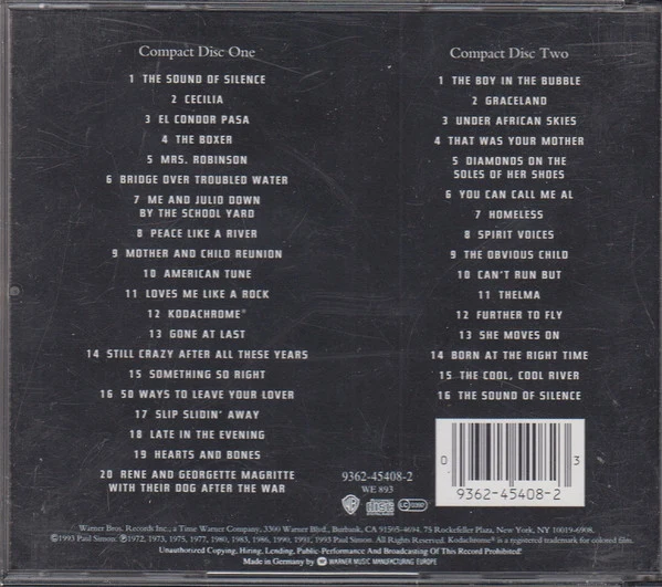 Paul Simon - The Paul Simon Anthology (2xCD, Comp) - Image 3